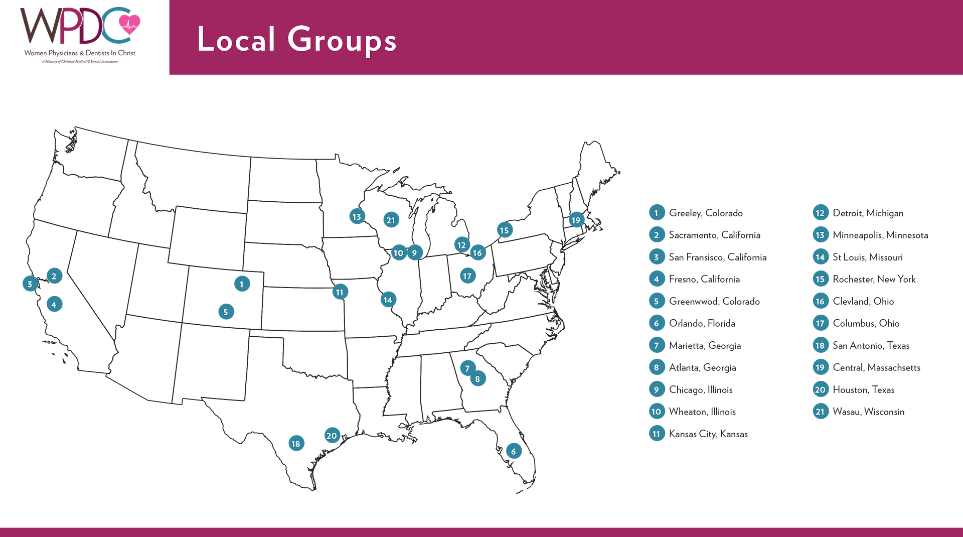 2024 Local Groups Map - June